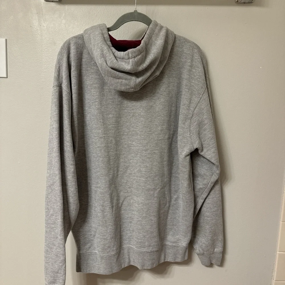 University of Minnesota UMN Gray Grey Vintage Hoodie - Picture 3 of 3